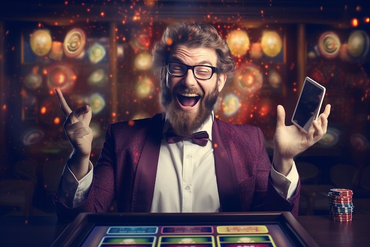 Kontrol permainan Yggdrasil dengan tombol putar dan pengaturan taruhan yang fleksibel